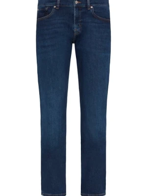 Jeansy Straight Leg 7 For All Mankind granatowy
