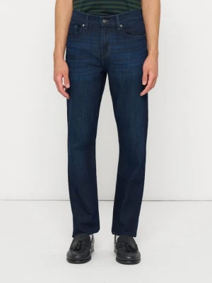 Jeansy Straight Leg 7 For All Mankind granatowy