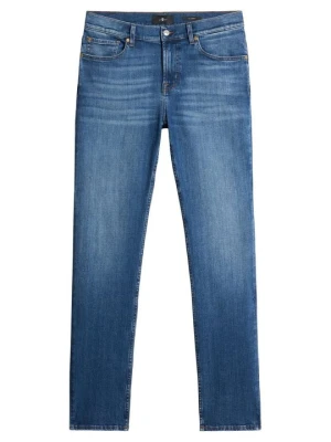 Jeansy Straight Leg 7 For All Mankind jasnoniebieski denim