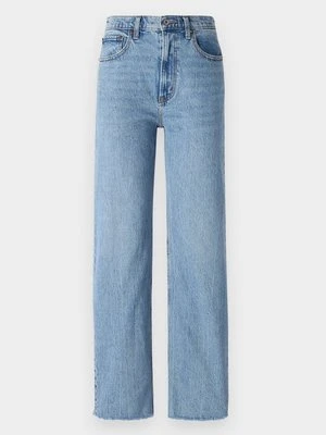 Jeansy Straight Leg Abercrombie & Fitch niebieski denim