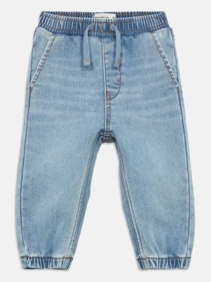Jeansy Straight Leg Abercrombie & Fitch jasnoniebieski melanż