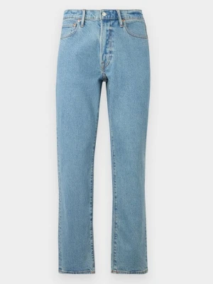 Jeansy Straight Leg Abercrombie & Fitch niebieski denim