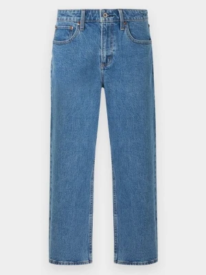 Jeansy Straight Leg Abercrombie & Fitch niebieski denim