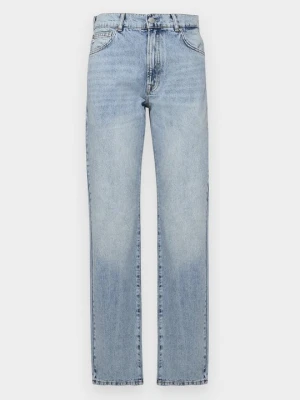 Jeansy Straight Leg Ag Jeans jasnoniebieski