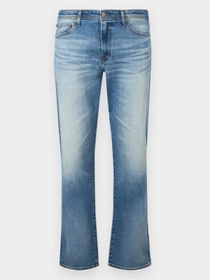 Jeansy Straight Leg Ag Jeans jasnoniebieski denim