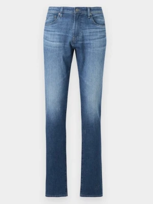 Jeansy Straight Leg Ag Jeans niebieski denim