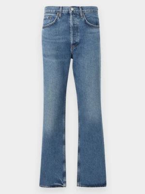 Jeansy Straight Leg Agolde granatowy