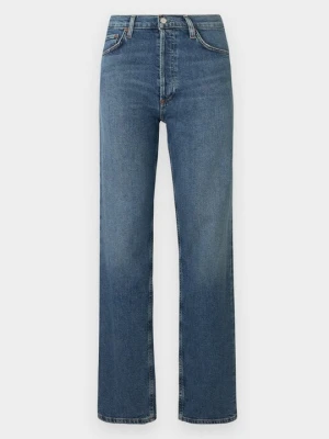 Jeansy Straight Leg Agolde niebieski denim
