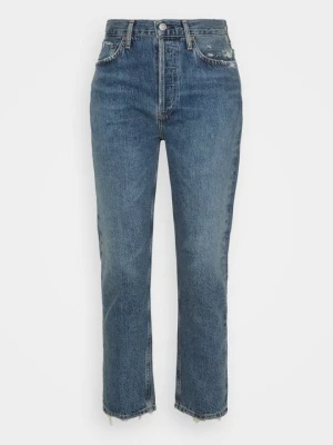 Jeansy Straight Leg Agolde niebieski denim