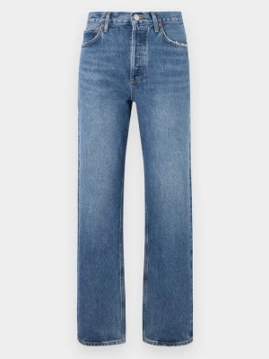 Jeansy Straight Leg Agolde niebieski denim