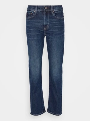 Jeansy Straight Leg American Eagle granatowy