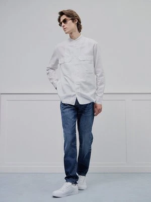 Jeansy Straight Leg Armani Exchange niebieski