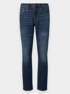 Jeansy Straight Leg Armani Exchange niebieski denim