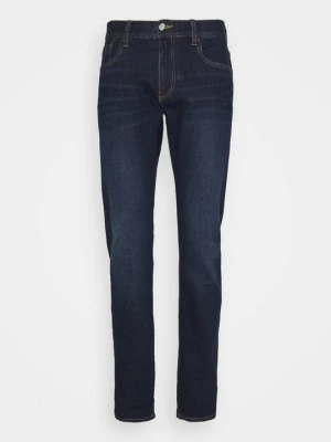 Jeansy Straight Leg Armani Exchange ciemnoniebieski
