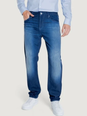 Jeansy Straight Leg Armani Exchange ciemnoniebieski