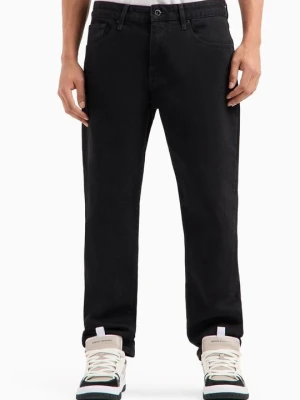 Jeansy Straight Leg Armani Exchange czarny