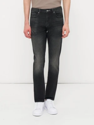 Jeansy Straight Leg Armani Exchange czarny