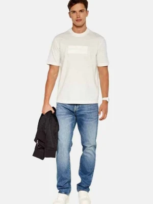 Jeansy Straight Leg Armani Exchange jasnoniebieski denim