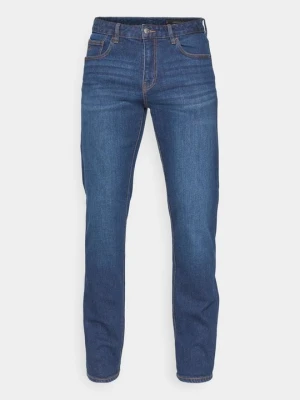 Jeansy Straight Leg Armani Exchange niebieski denim