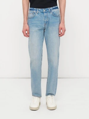 Jeansy Straight Leg Armani Exchange niebieski denim