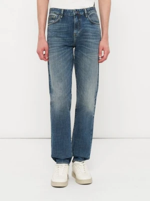 Jeansy Straight Leg Armani Exchange niebieski denim