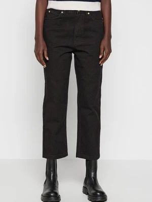 Jeansy Straight Leg Barbour czarny