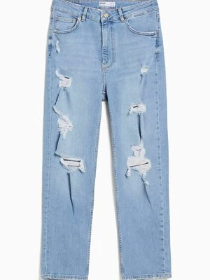 Jeansy Straight Leg Bershka