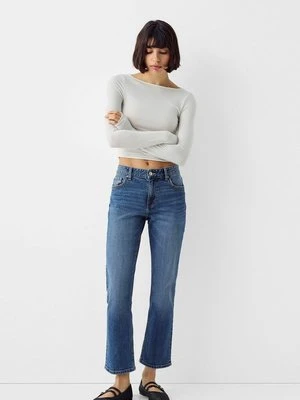 Jeansy Straight Leg Bershka