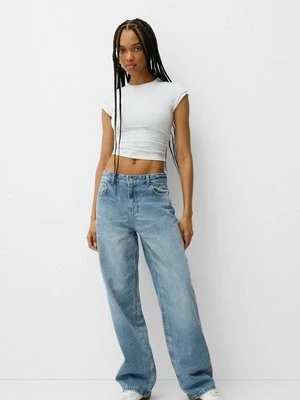Jeansy Straight Leg Bershka