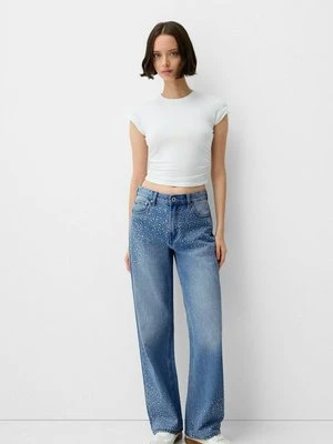Jeansy Straight Leg Bershka