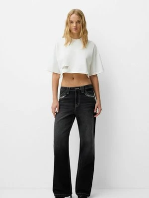 Jeansy Straight Leg Bershka