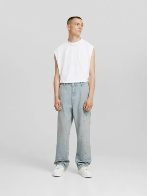 Jeansy Straight Leg Bershka