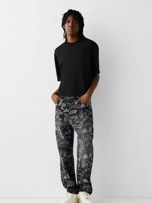 Jeansy Straight Leg Bershka