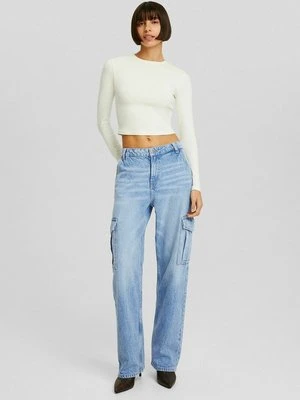 Jeansy Straight Leg Bershka