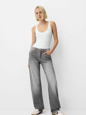 Jeansy Straight Leg Bershka