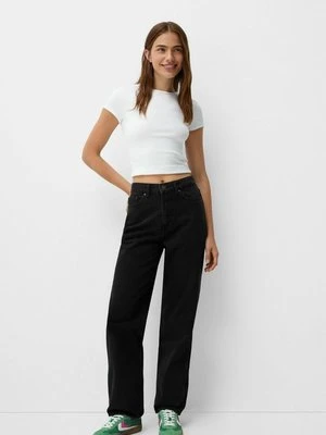 Jeansy Straight Leg Bershka