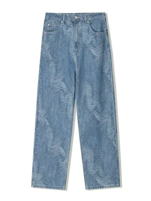 Jeansy Straight Leg Bershka