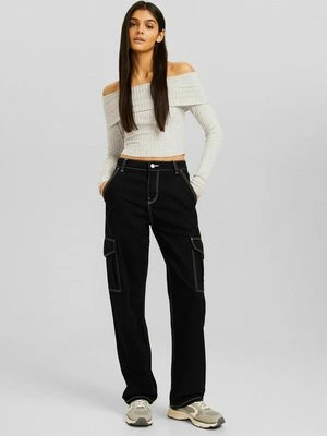 Jeansy Straight Leg Bershka