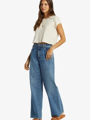 Jeansy Straight Leg Billabong niebieski denim