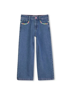 Jeansy Straight Leg Billieblush ciemnoniebieski
