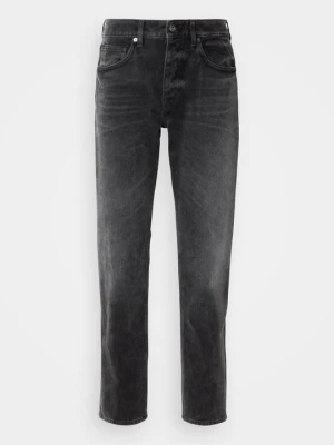 Jeansy Straight Leg Boss czarny