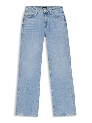 Jeansy Straight Leg Boss jasnoniebieski denim
