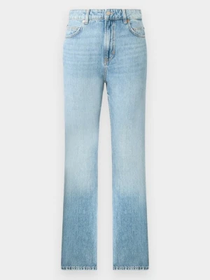 Jeansy Straight Leg Boss jasnoniebieski denim