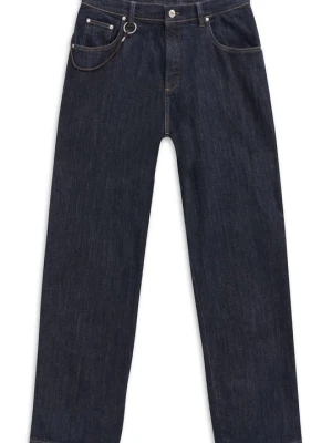 Jeansy Straight Leg Bugatti granatowy