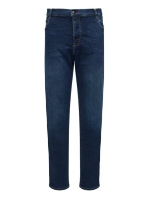 Jeansy Straight Leg Bugatti niebieski