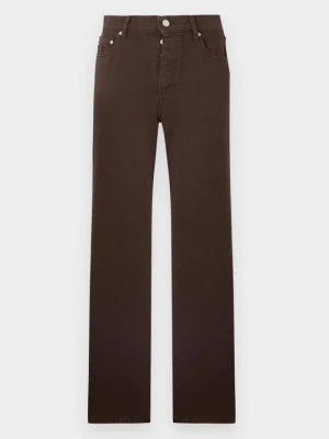 Jeansy Straight Leg By Malene Birger brązowy