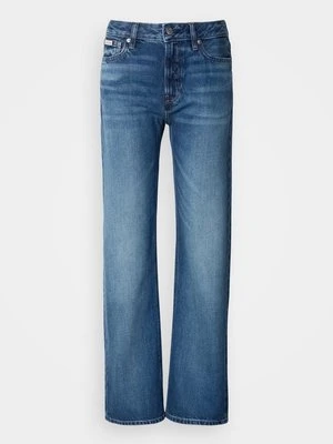 Jeansy Straight Leg Calvin Klein Jeans niebieski denim