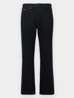 Jeansy Straight Leg Calvin Klein Jeans ciemnoniebieski