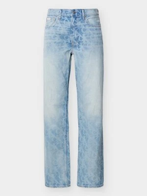 Jeansy Straight Leg Calvin Klein Jeans jasnoniebieski denim