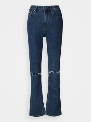 Jeansy Straight Leg Calvin Klein Jeans niebieski denim